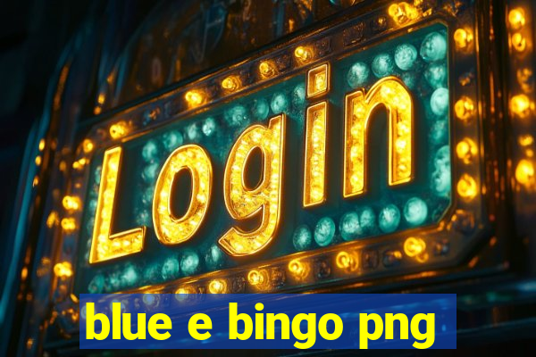 blue e bingo png